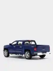Синий металлическая машинка 2014 Chevrolet Silverado KT5381D