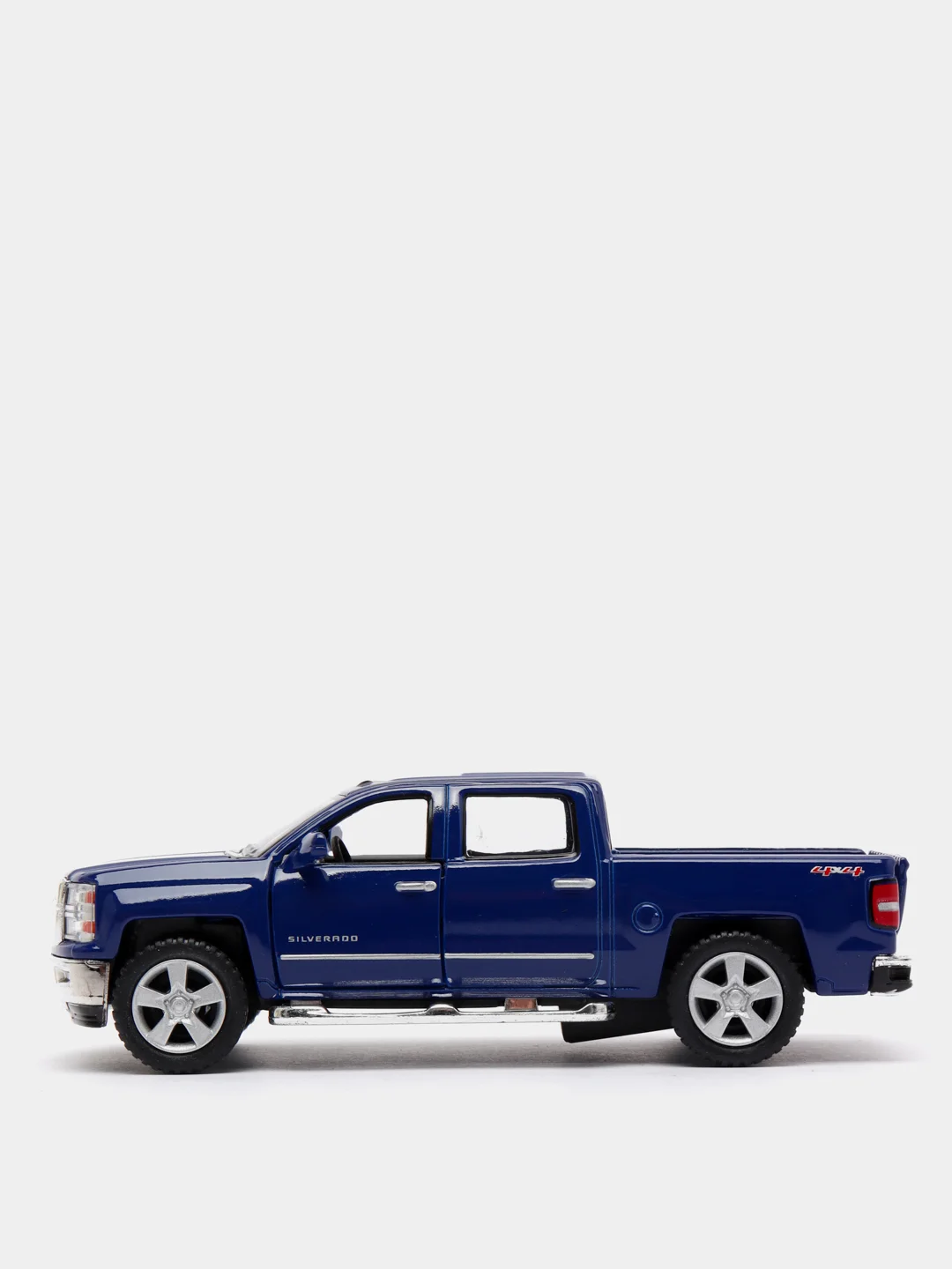 Синий металлическая машинка 2014 Chevrolet Silverado KT5381D