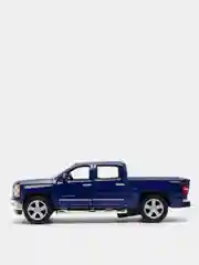 Синий металлическая машинка 2014 Chevrolet Silverado KT5381D