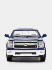 Синий металлическая машинка 2014 Chevrolet Silverado KT5381D