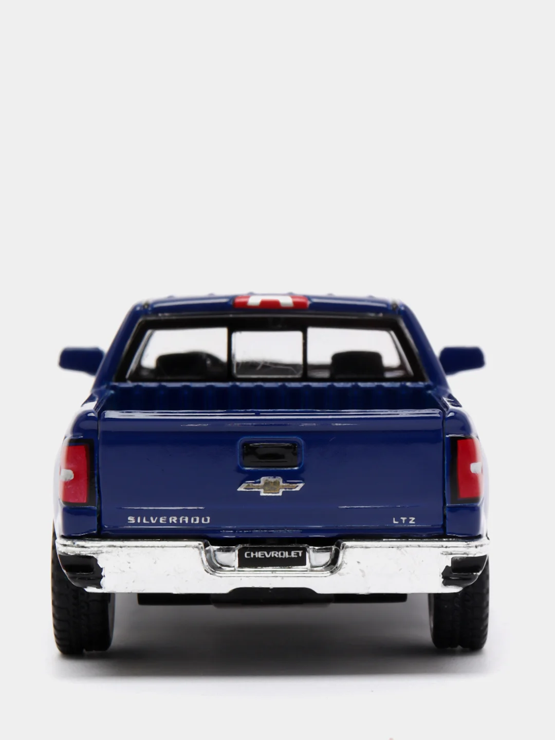 Синий металлическая машинка 2014 Chevrolet Silverado KT5381D