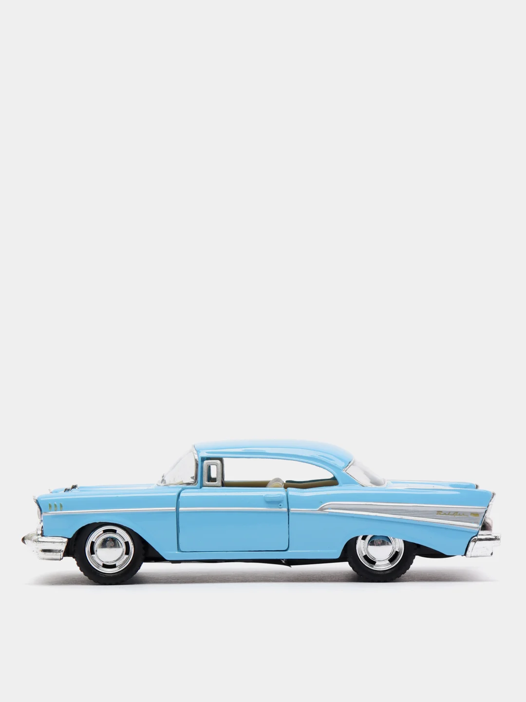 Голубой металлическая машинка 1957 Chevrolet Bel Air KT5313D