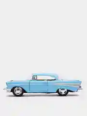 Голубой металлическая машинка 1957 Chevrolet Bel Air KT5313D