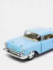 Голубой металлическая машинка 1957 Chevrolet Bel Air KT5313D