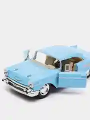 Голубой металлическая машинка 1957 Chevrolet Bel Air KT5313D