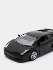 Черный металлическая машинка Lamborghini Gallardo KT5098D