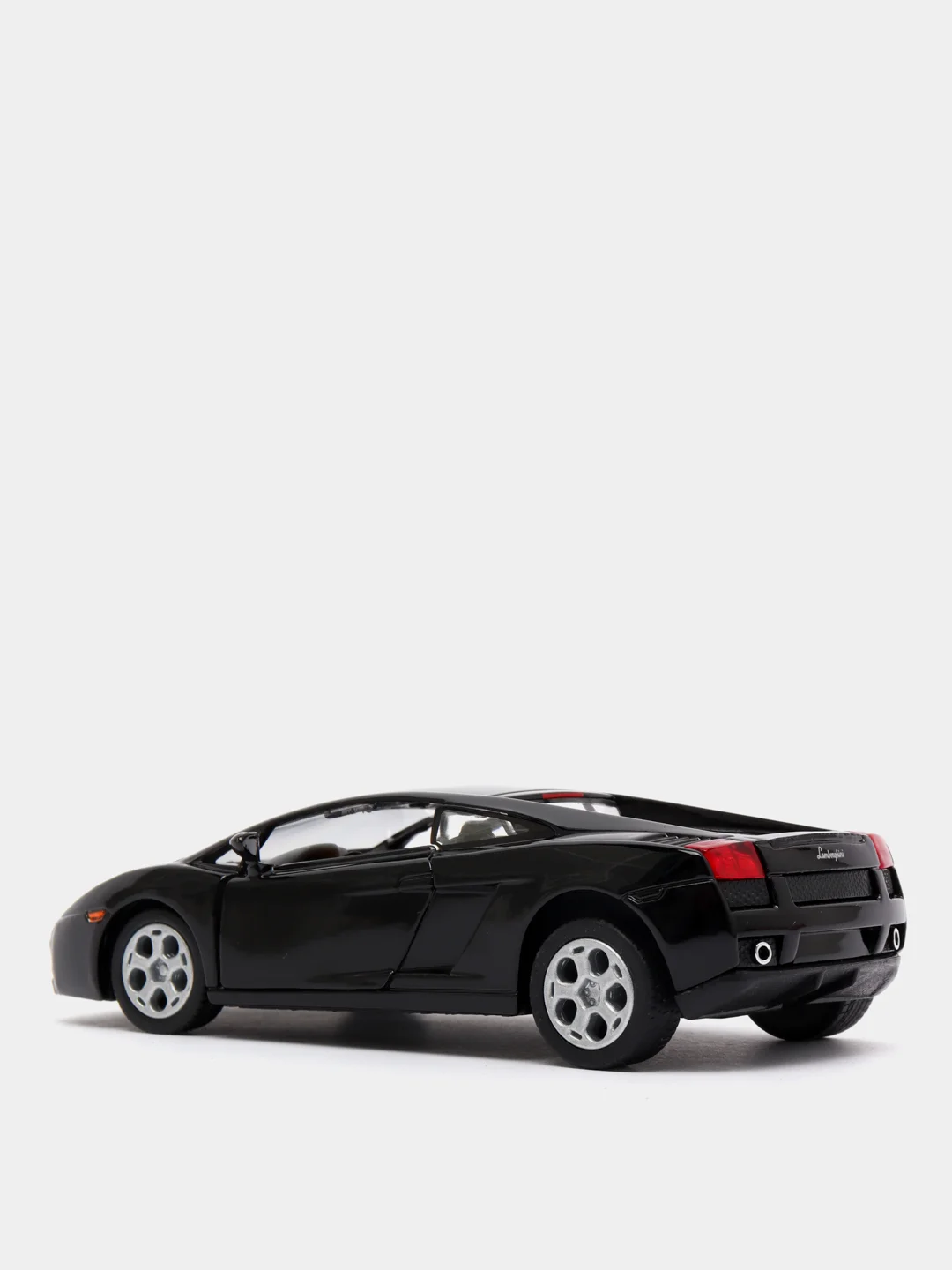 Черный металлическая машинка Lamborghini Gallardo KT5098D