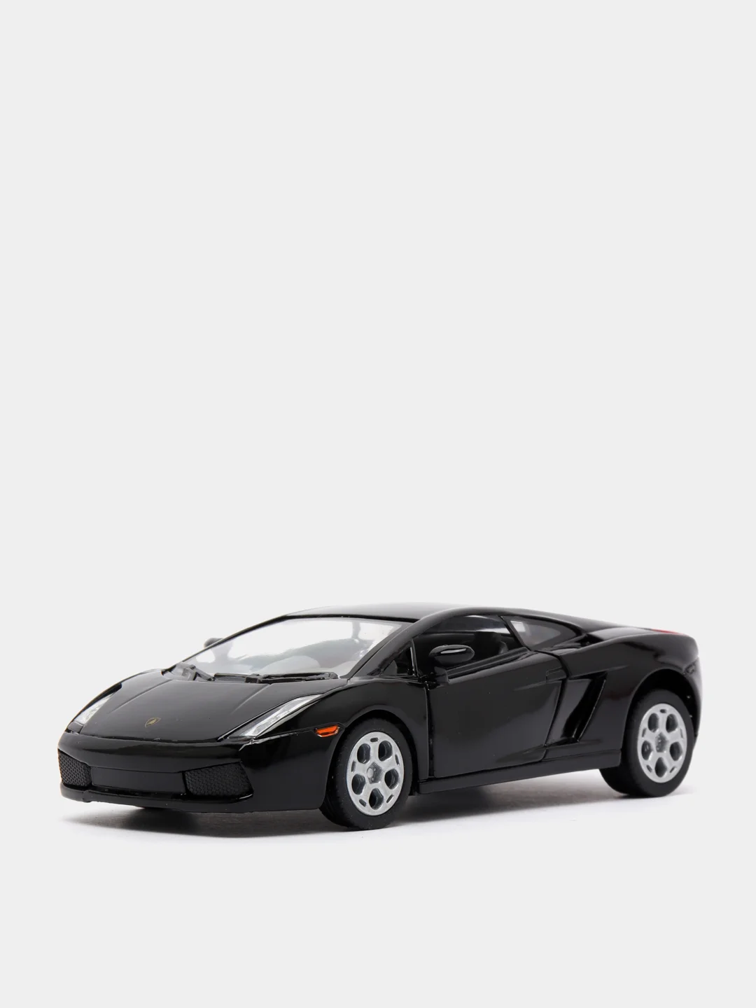 Черный металлическая машинка Lamborghini Gallardo KT5098D