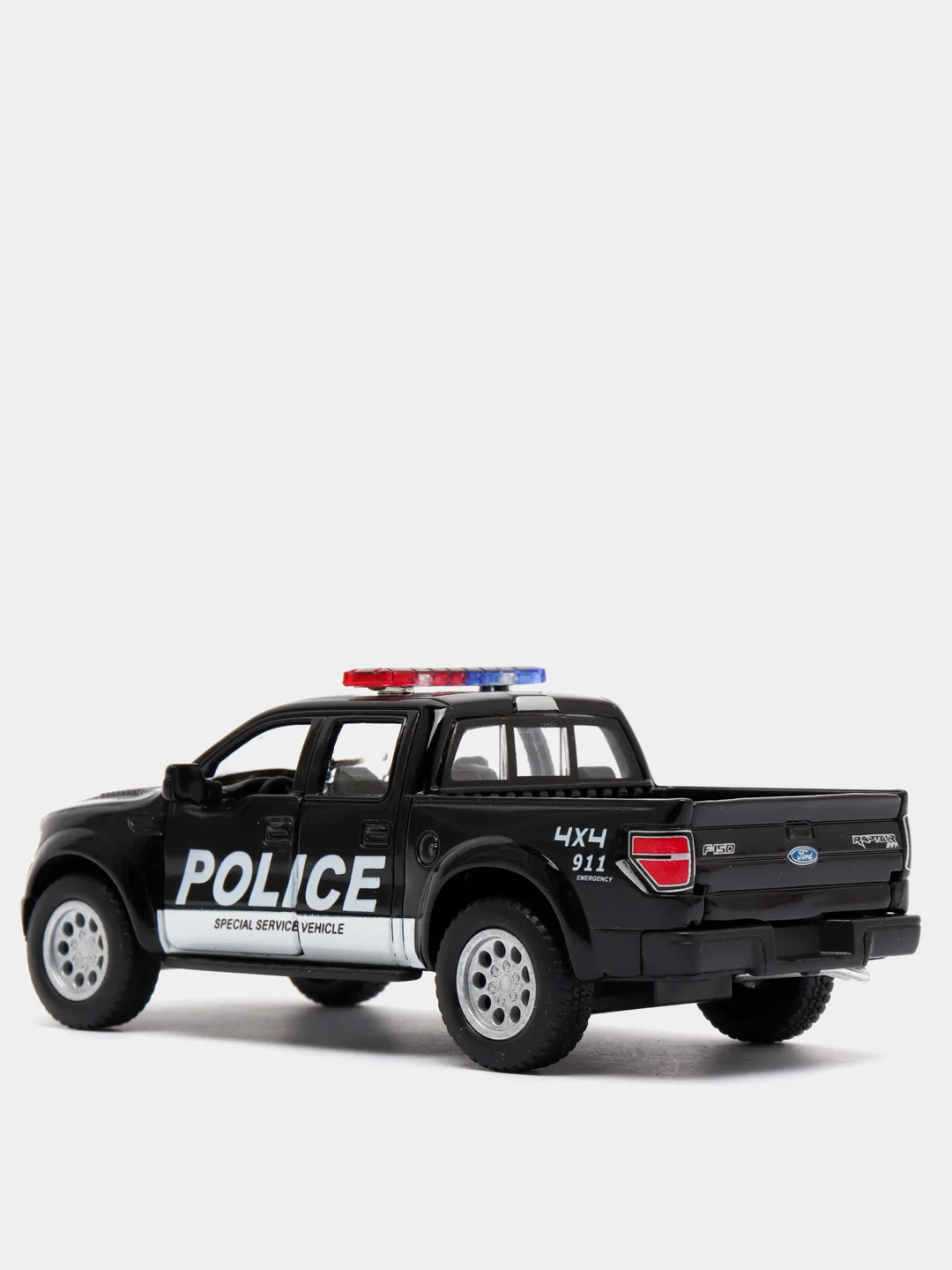 Черный металлическая машина Ford F150 SVT Raptor SuperCrew 2013 KT365DPR