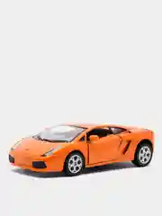 Оранжевый металлическая машинка Lamborghini Gallardo KT5098D
