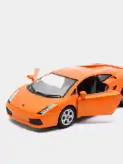 Оранжевый металлическая машинка Lamborghini Gallardo KT5098D