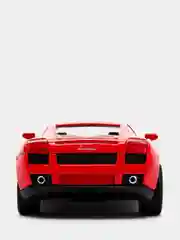 Красный металлическая машинка Lamborghini Gallardo KT5098D