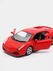 Красный металлическая машинка Lamborghini Gallardo KT5098D