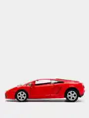 Красный металлическая машинка Lamborghini Gallardo KT5098D