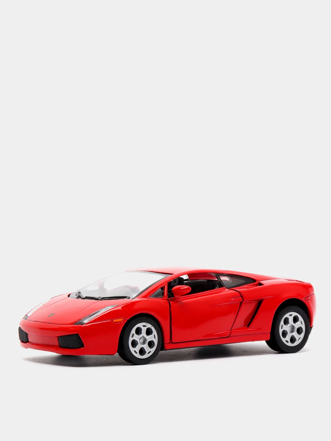 Красный металлическая машинка Lamborghini Gallardo KT5098D