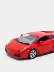 Красный металлическая машинка Lamborghini Gallardo KT5098D