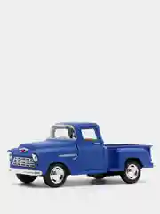Синий металлическая машинка 1955 Chevy Stepside Pick-up (Матовая) KT5330DM
