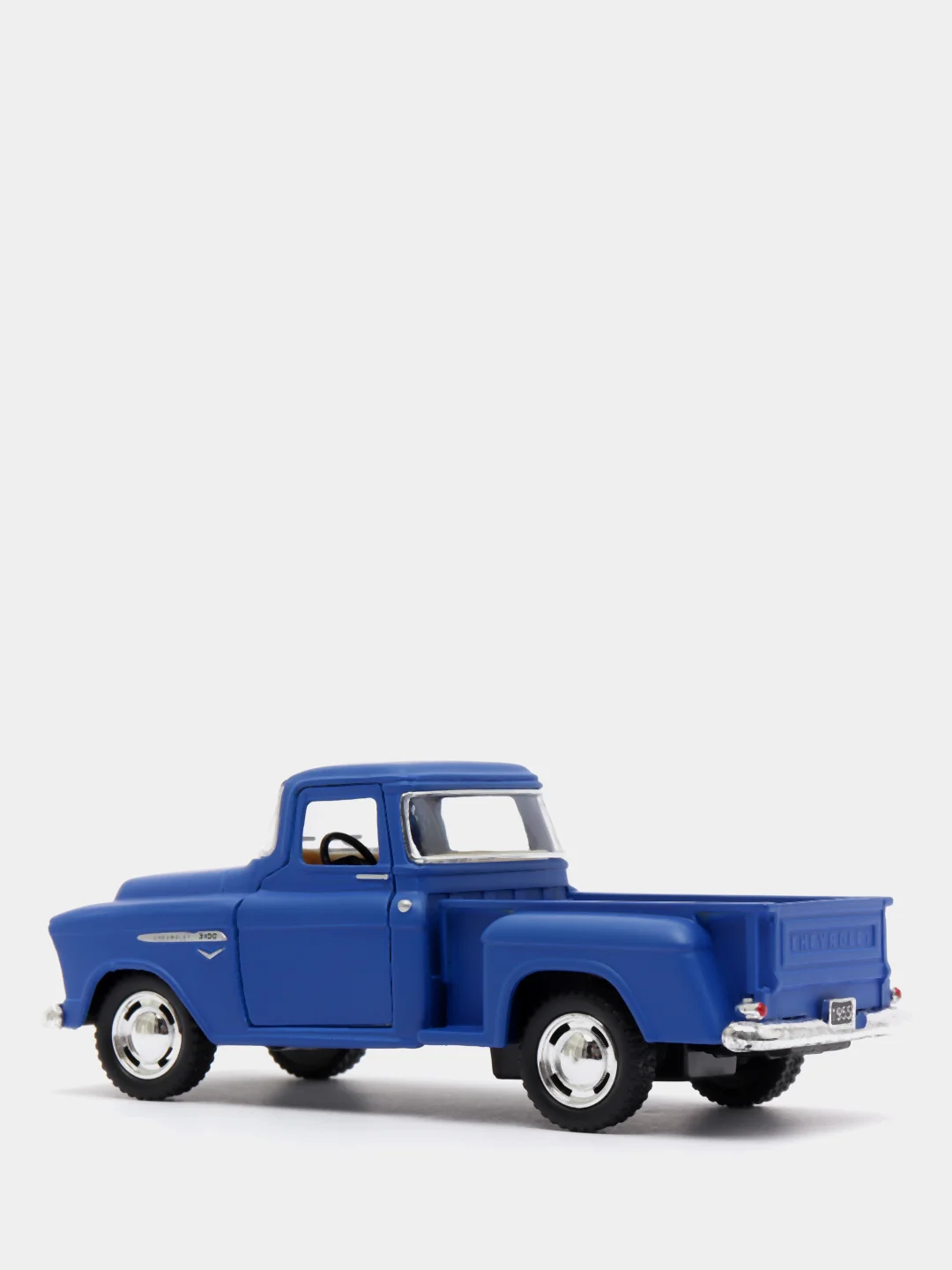 Синий металлическая машинка 1955 Chevy Stepside Pick-up (Матовая) KT5330DM