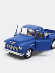 Синий металлическая машинка 1955 Chevy Stepside Pick-up (Матовая) KT5330DM