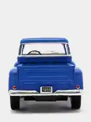 Синий металлическая машинка 1955 Chevy Stepside Pick-up (Матовая) KT5330DM