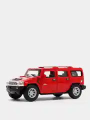 Красный металлическая машина Hummer H2 SUV 2008 KT5337D