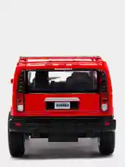 Красный металлическая машина Hummer H2 SUV 2008 KT5337D