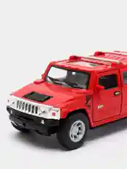 Красный металлическая машина Hummer H2 SUV 2008 KT5337D