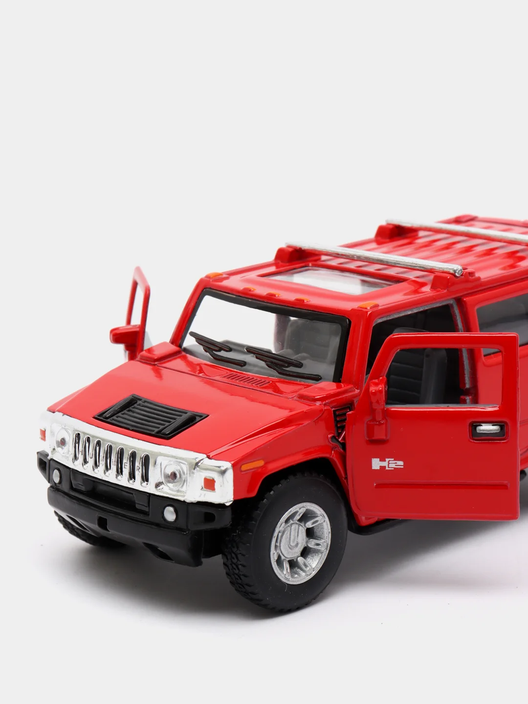 Красный металлическая машина Hummer H2 SUV 2008 KT5337D