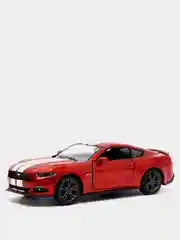 Красный металлическая машинка 2015 Ford Mustang GT KT5386DF