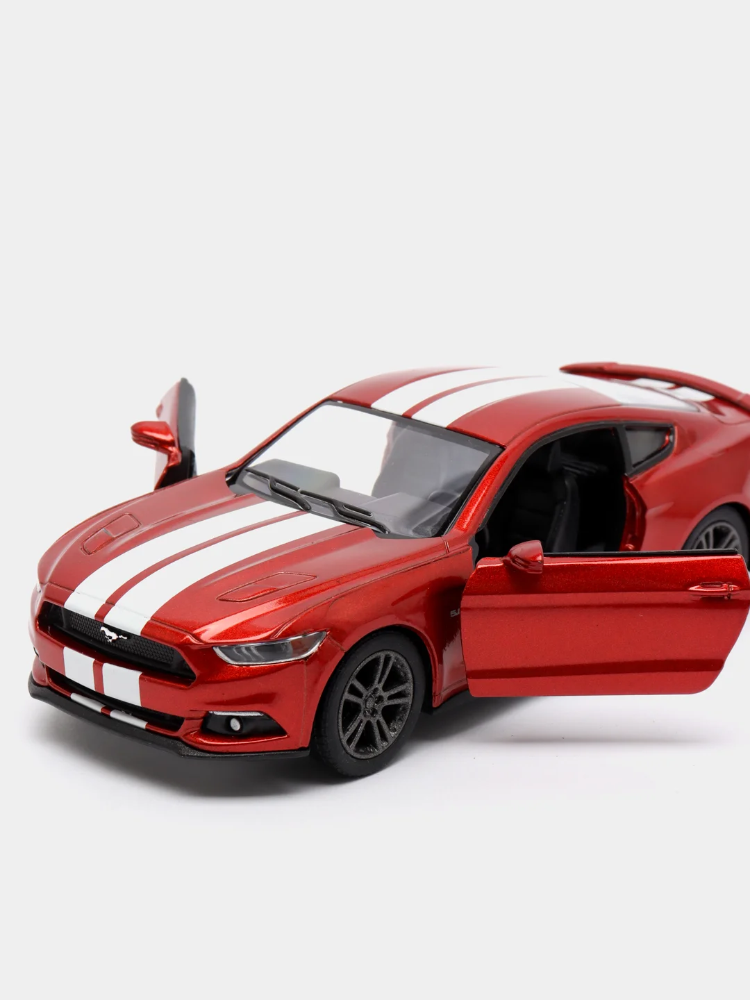 Красный металлическая машинка 2015 Ford Mustang GT KT5386DF