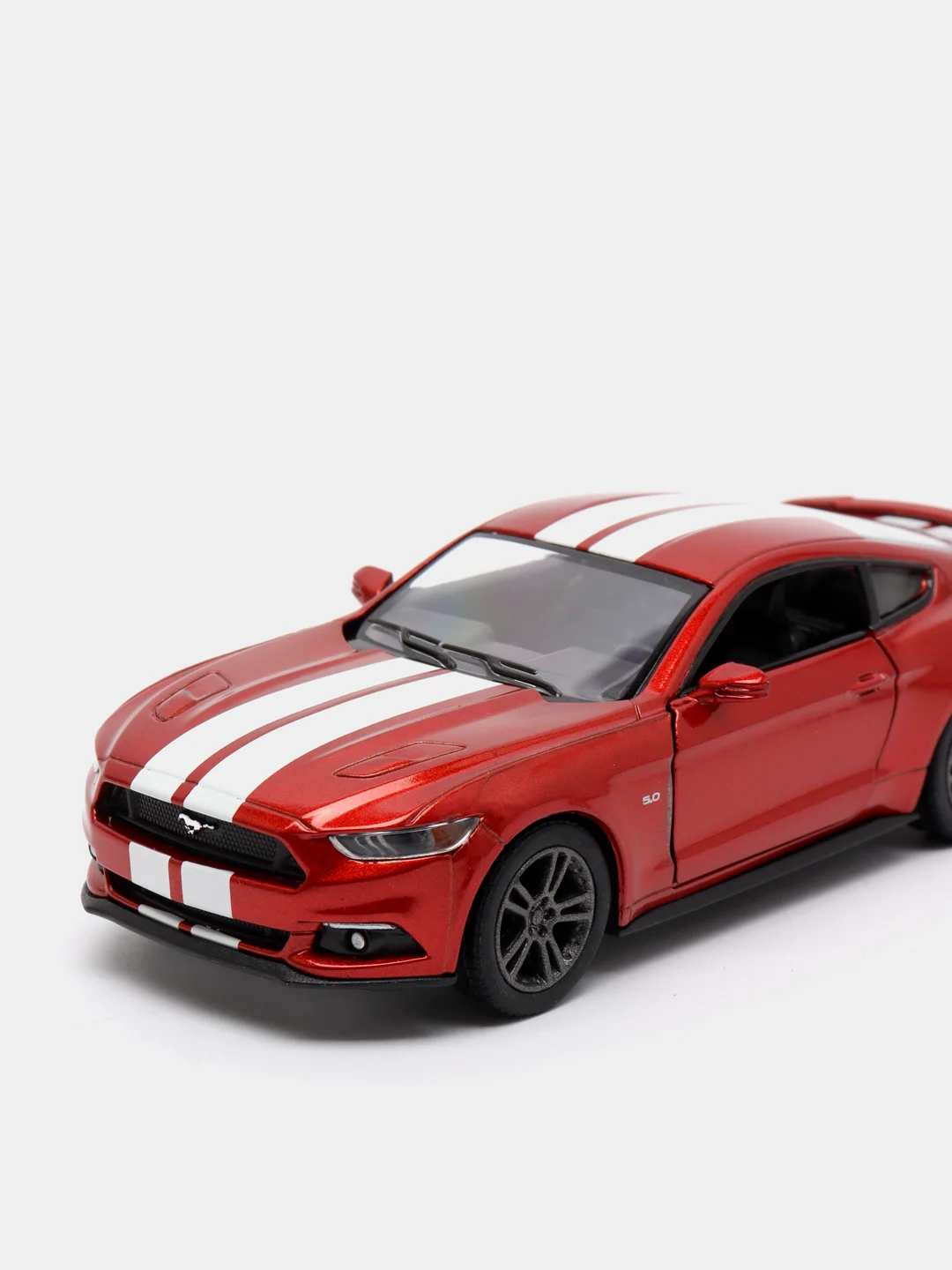 Красный металлическая машинка 2015 Ford Mustang GT KT5386DF