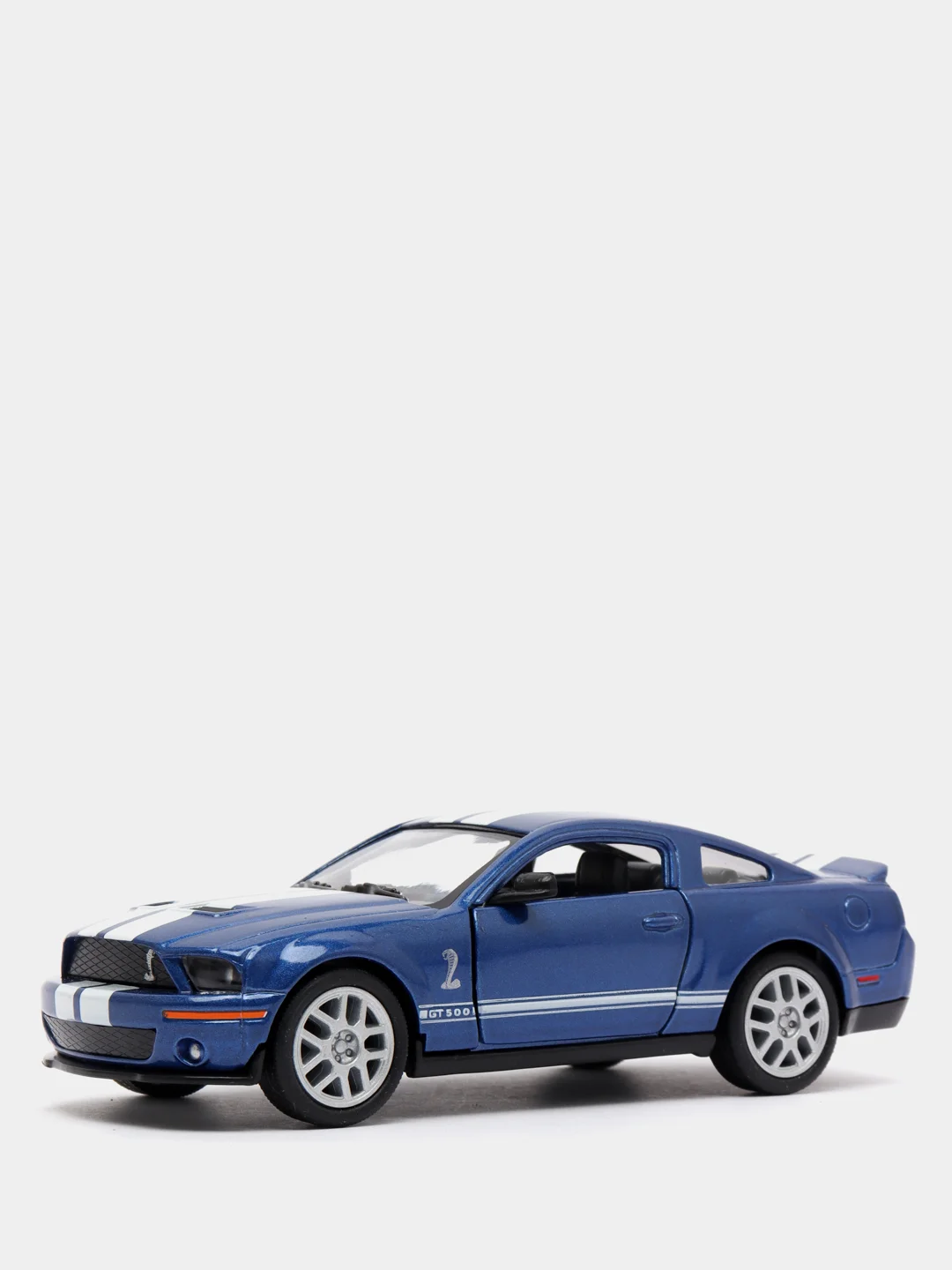 Синий металлическая машинка 2007 Shelby GT500 KT5310D