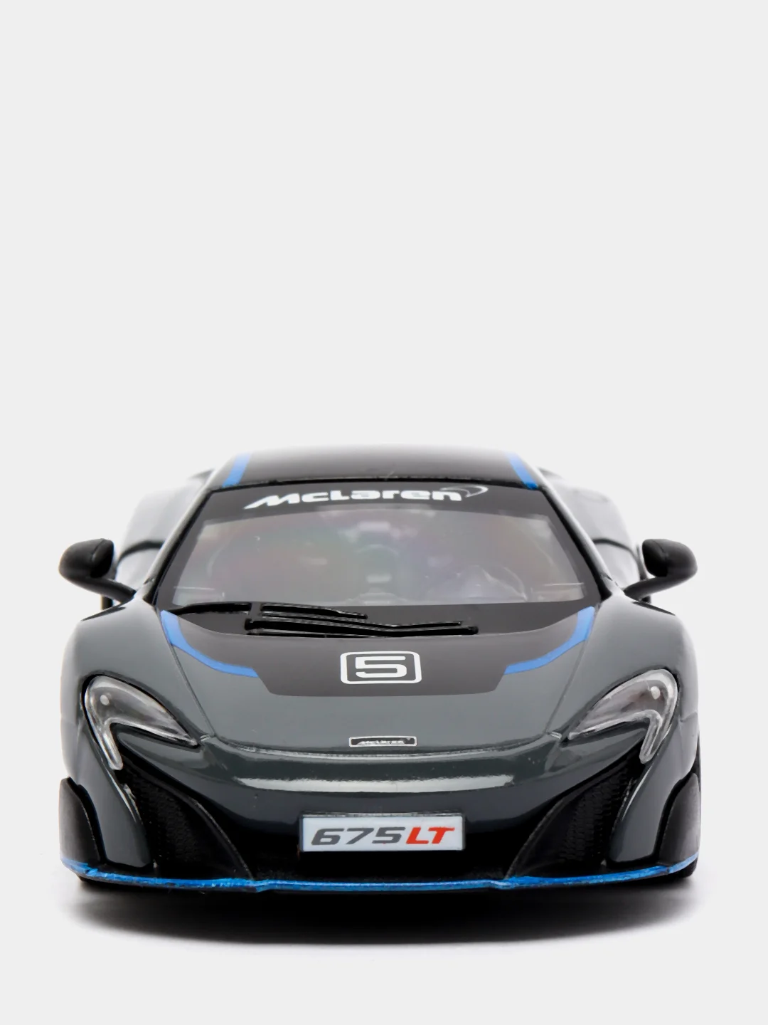Угольный mclaren 675LT with printing KINSMART KT5392DF