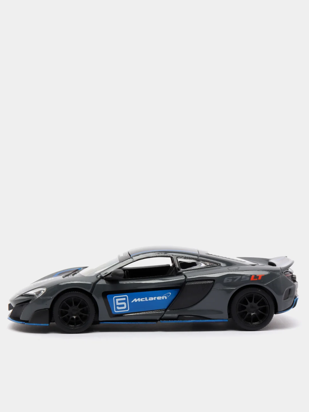 Угольный mclaren 675LT with printing KINSMART KT5392DF