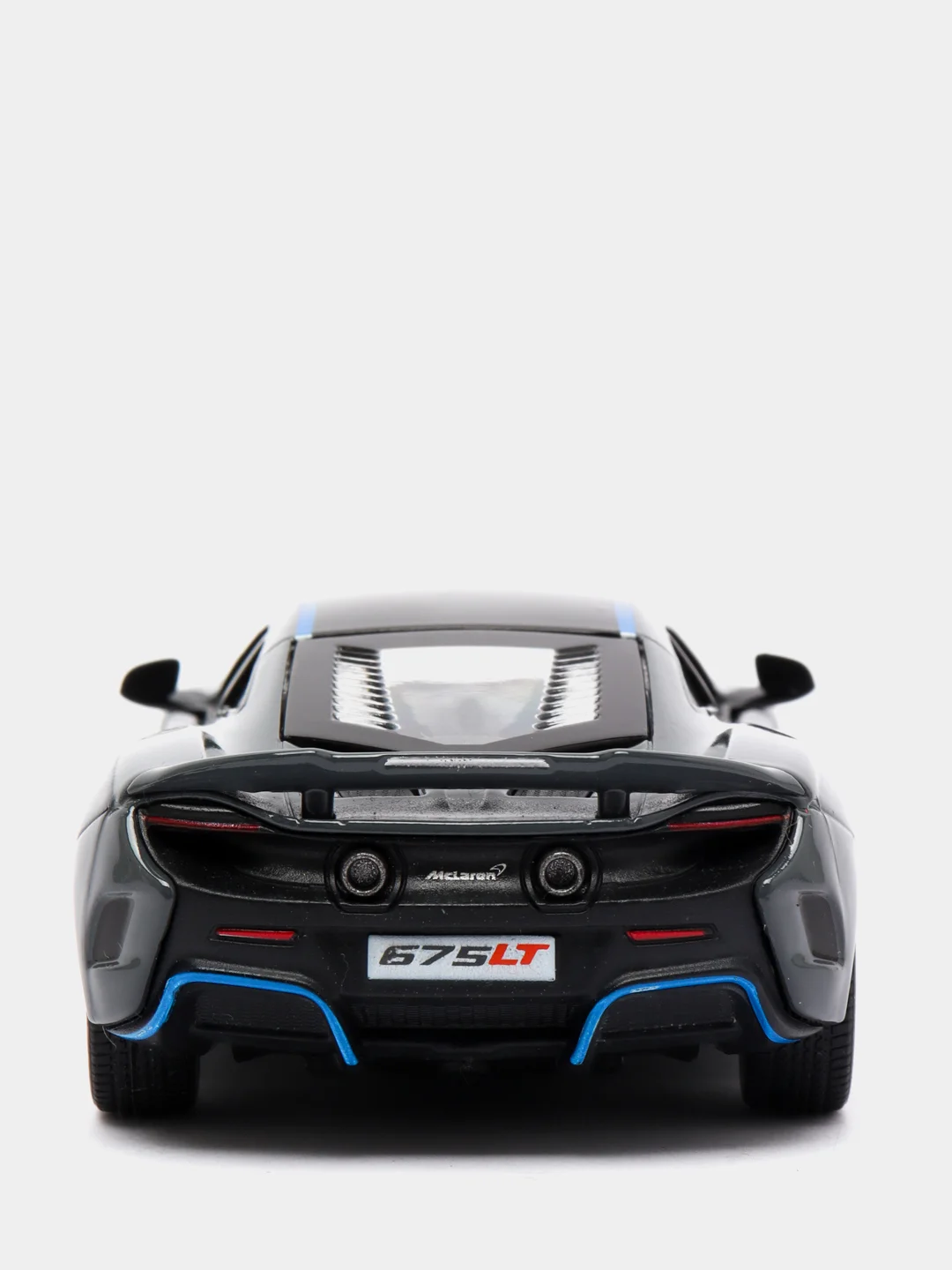 Угольный mclaren 675LT with printing KINSMART KT5392DF