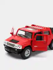 Красный металлическая машинка 1:40 Hummer H2 SUT 2005 KT5097D