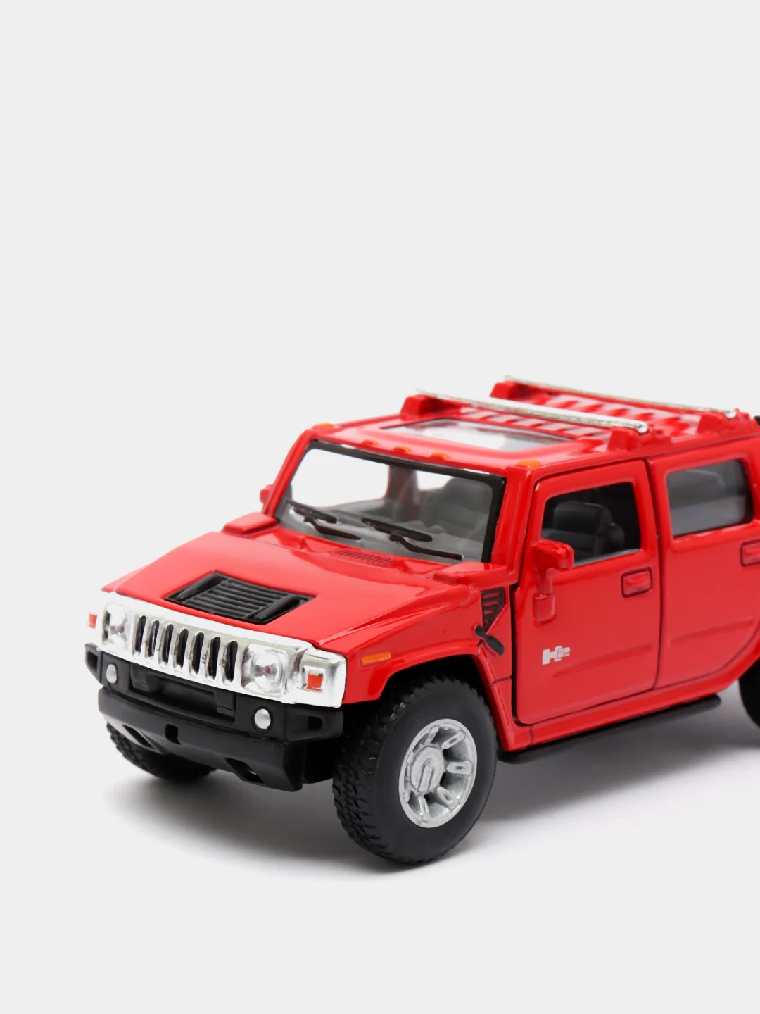 Красный металлическая машинка 1:40 Hummer H2 SUT 2005 KT5097D