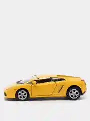 Желтый металлическая машинка Lamborghini Gallardo KT5098D