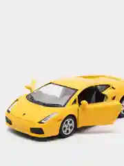 Желтый металлическая машинка Lamborghini Gallardo KT5098D