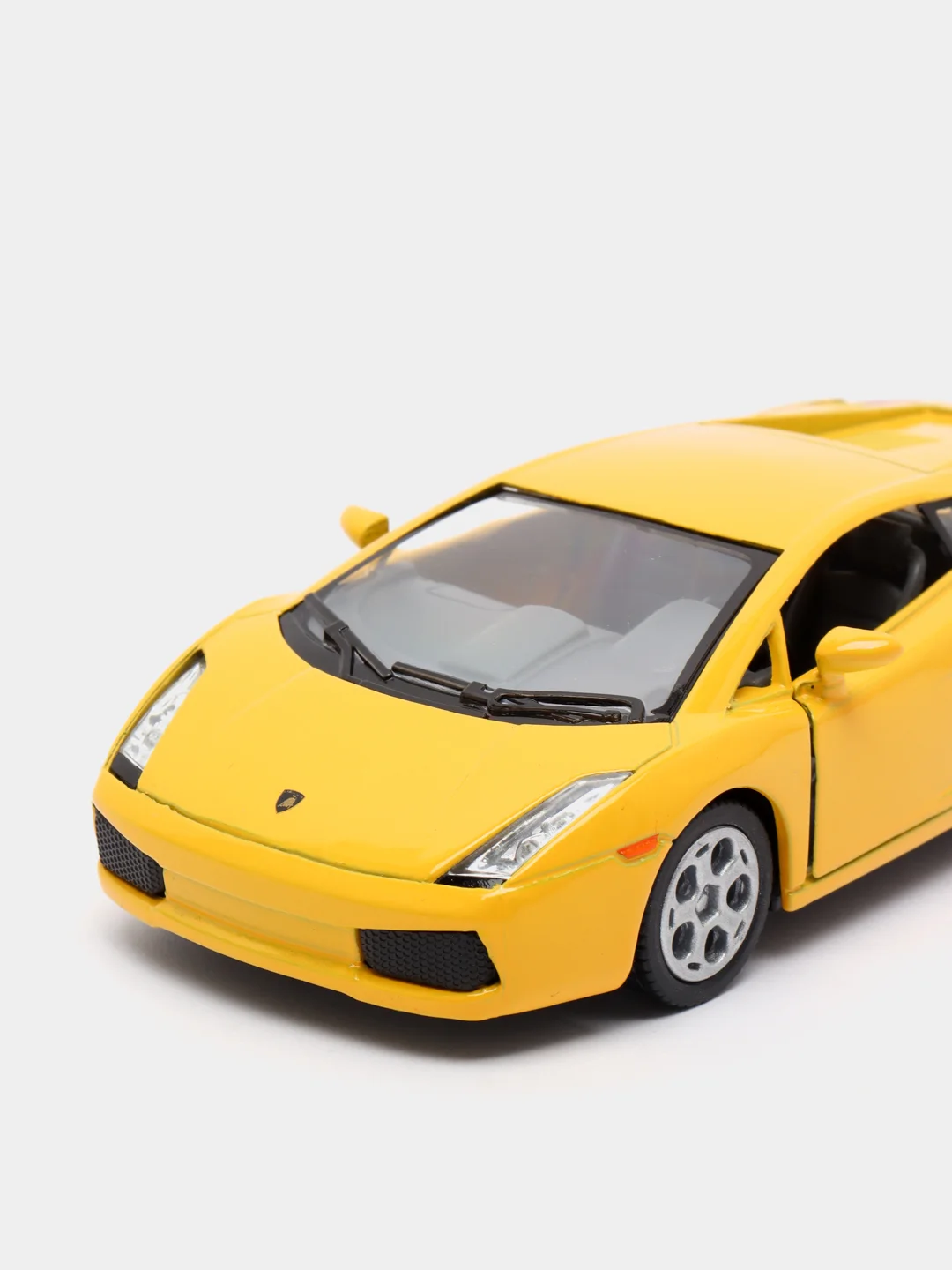 Желтый металлическая машинка Lamborghini Gallardo KT5098D