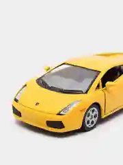 Желтый металлическая машинка Lamborghini Gallardo KT5098D