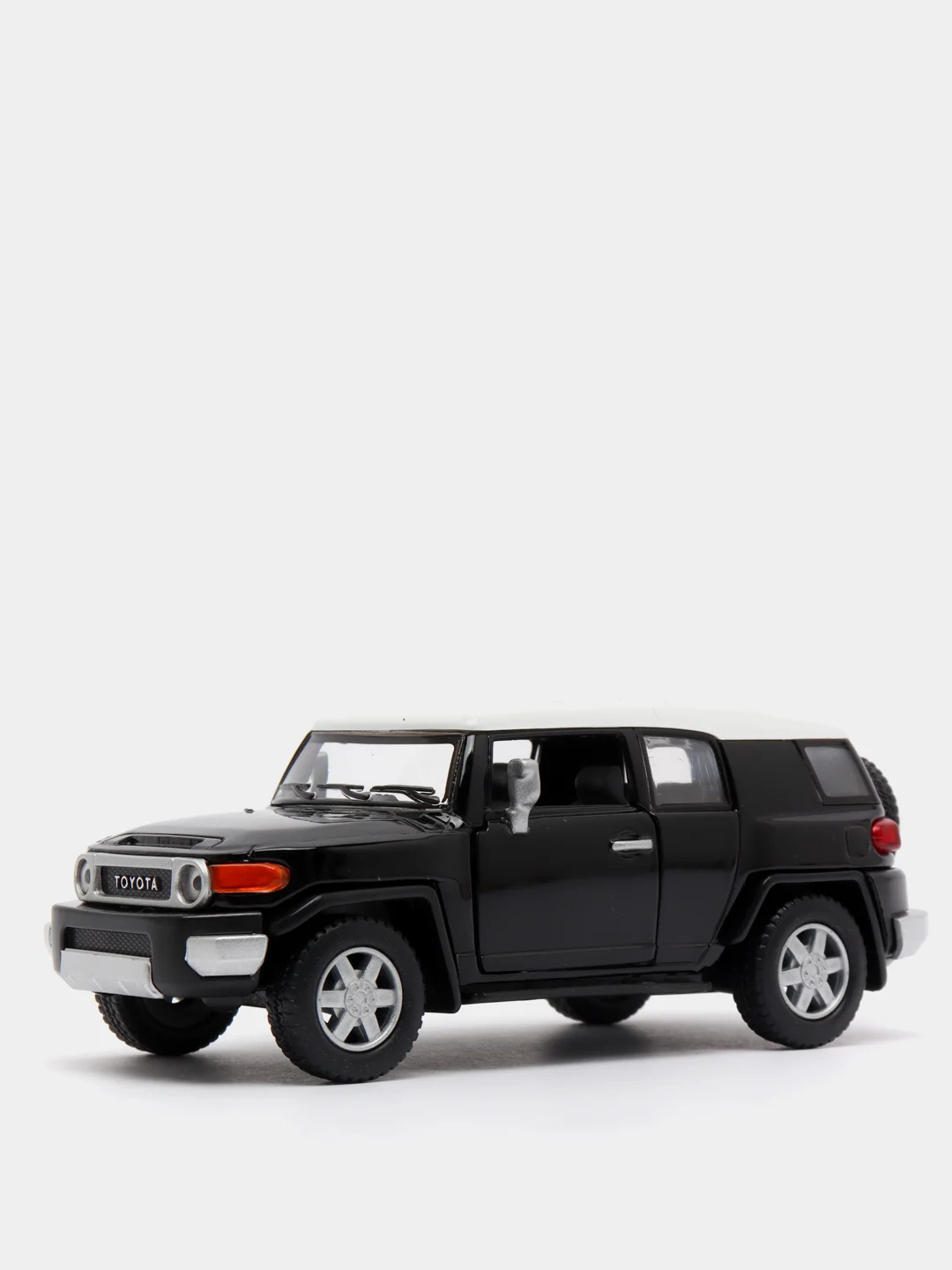 Черный металлическая машинка 1:36 Toyota FJ Cruiser KT5343D