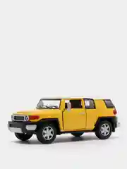 Желтый металлическая машинка 1:36 Toyota FJ Cruiser KT5343D