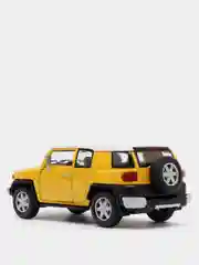 Желтый металлическая машинка 1:36 Toyota FJ Cruiser KT5343D