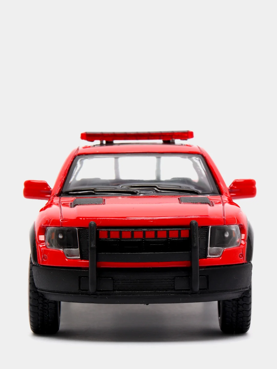 Красный металлическая машина Ford F150 SVT Raptor SuperCrew 2013 KT365DPR