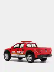 Красный металлическая машина Ford F150 SVT Raptor SuperCrew 2013 KT365DPR