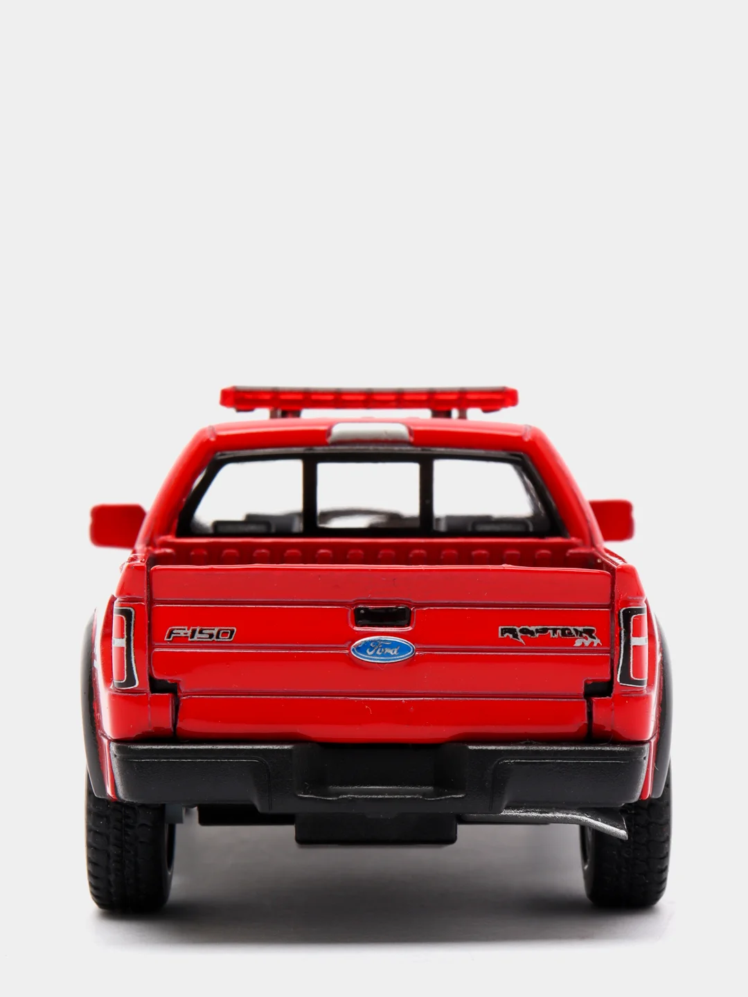Красный металлическая машина Ford F150 SVT Raptor SuperCrew 2013 KT365DPR