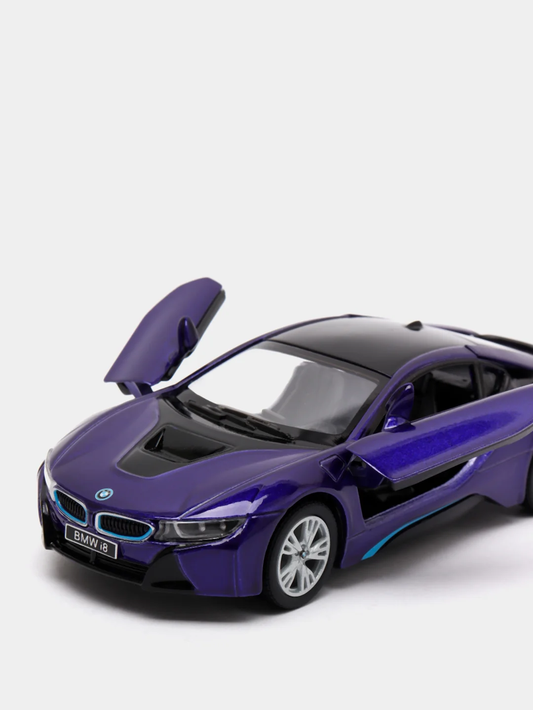 Синий bmw i8 KINSMART KT5379DA