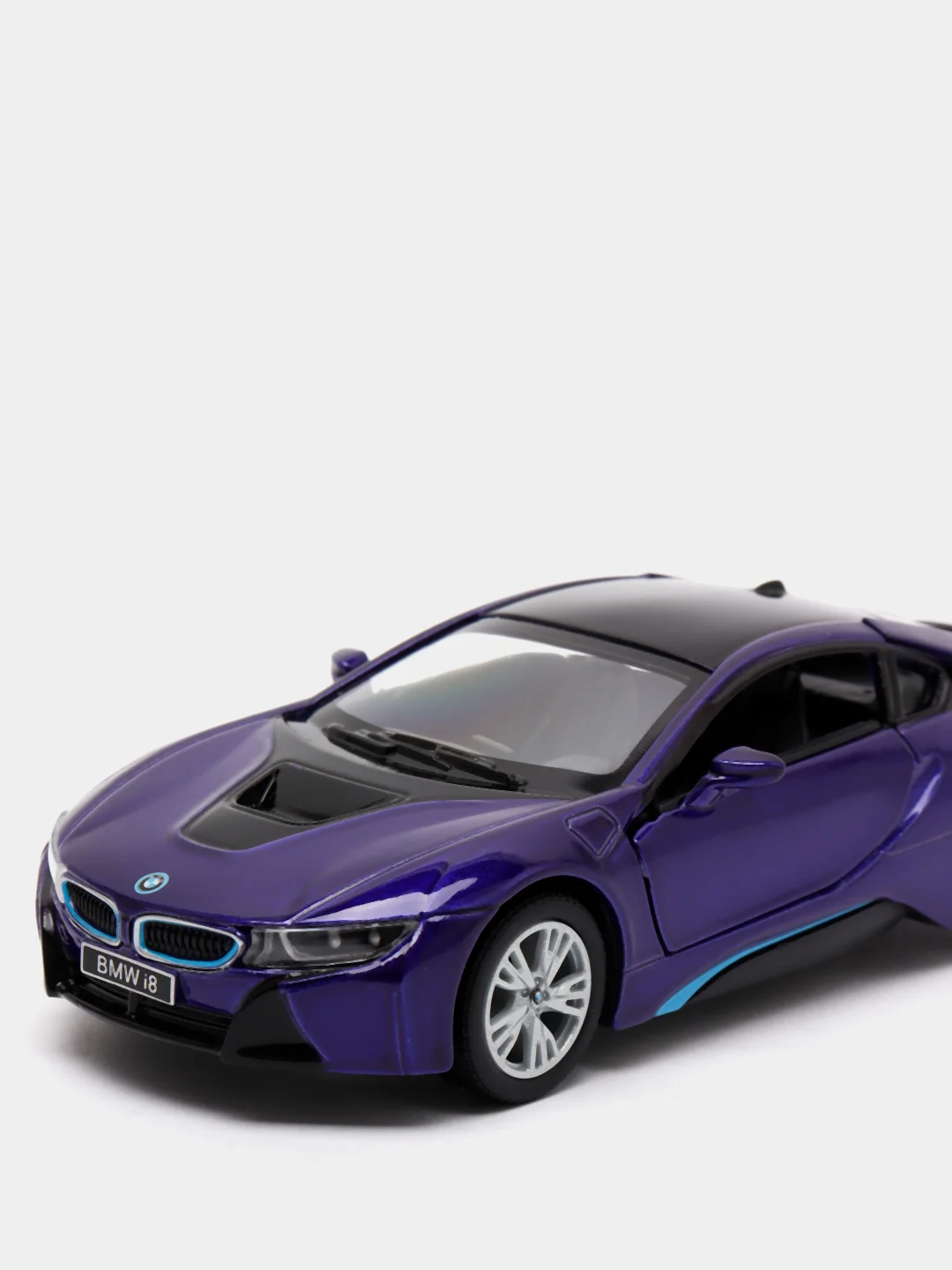 Синий bmw i8 KINSMART KT5379DA