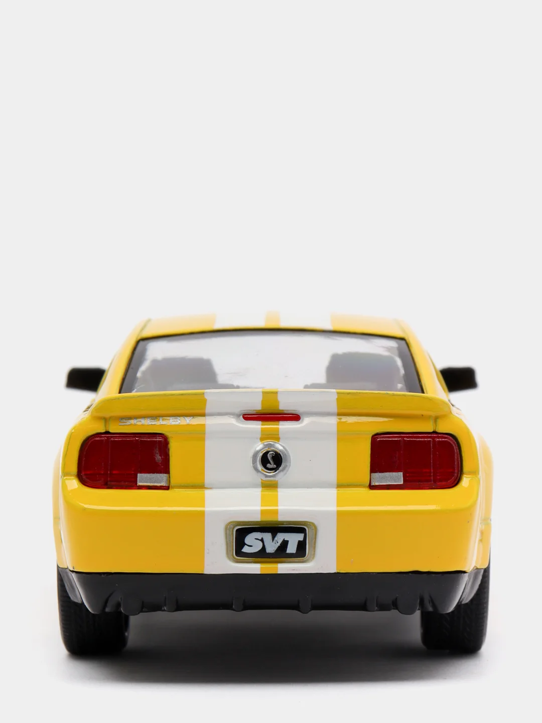 Желтый металлическая машинка 2007 Shelby GT500 KT5310D